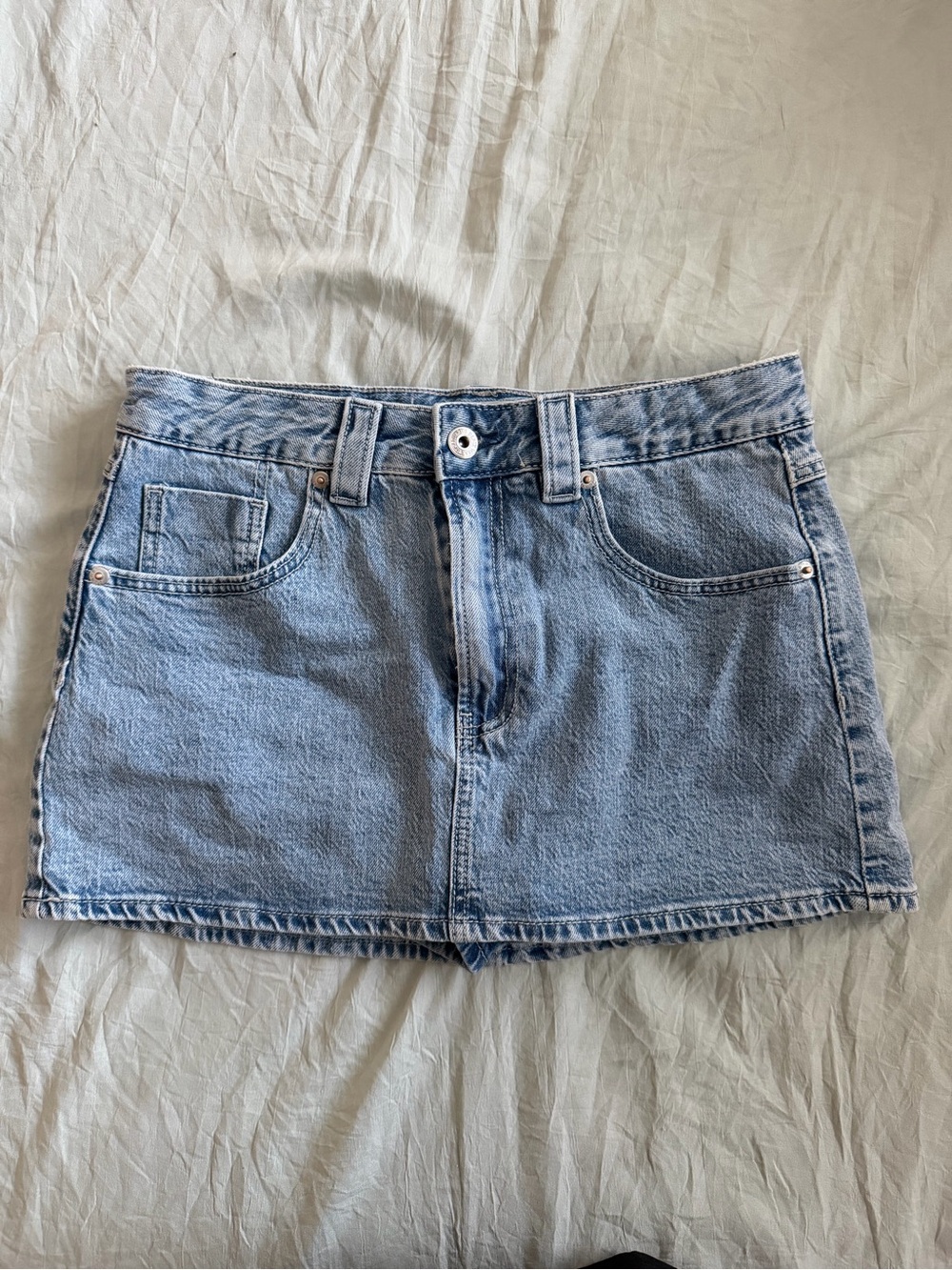 Stradivarius Mini Denim Skirt